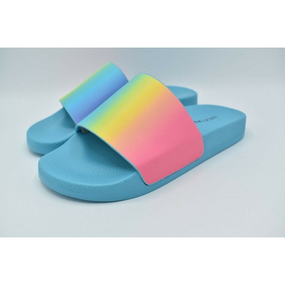 Lucky Brand Womens Size 8‎ Parker Pride Ombre Slide Sandal Shoes